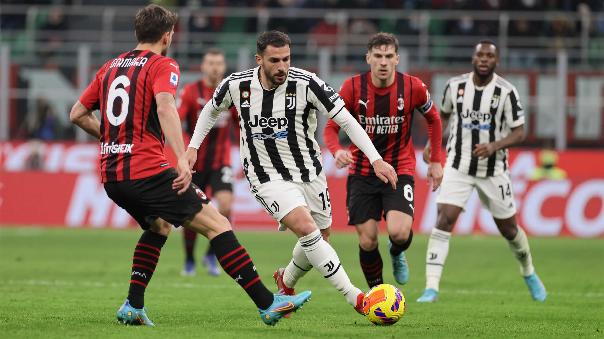 伊尔迪兹双响助尤文图斯4-1大胜维达德