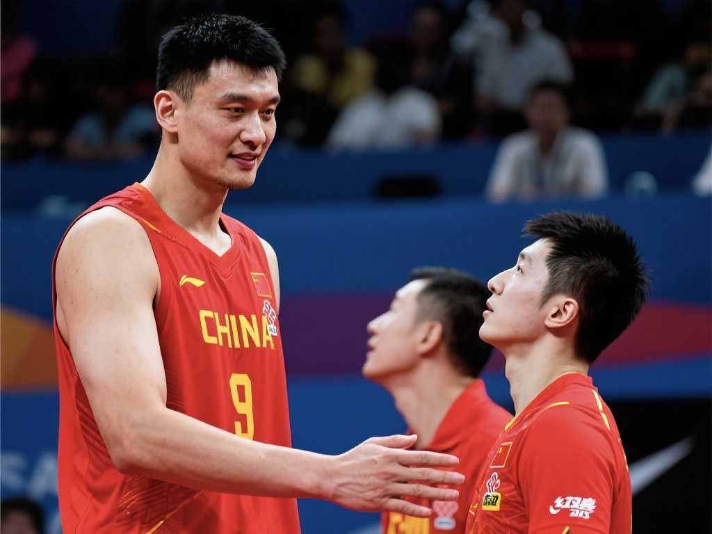 姚明注视马龙的眼神 姚明注视马龙的眼神